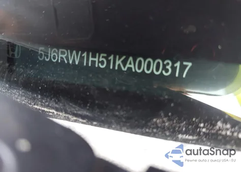 2019 Honda Cr-V Ex z USA, uszkodzony, nr VIN 5J6RW1H51KA000317